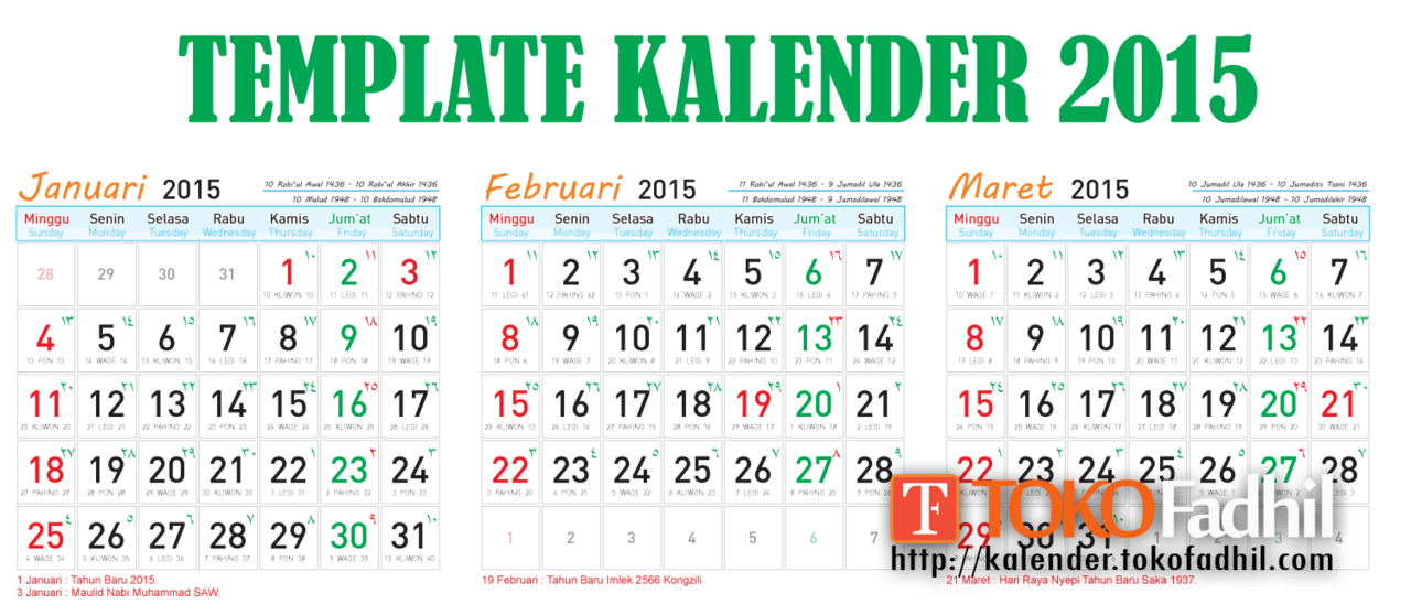 Kalender 2015 Cdr